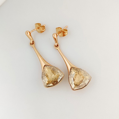 Серьги с кристаллами Swarovski
