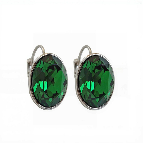 Серьги с кристаллами Swarovski