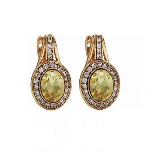 Серьги с кристаллами Swarovski