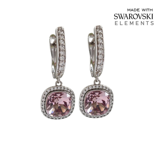 Серьги с кристаллами Swarovski