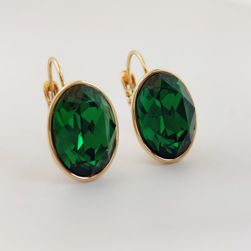 Серьги с кристаллами Swarovski