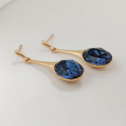 Серьги с кристаллами Swarovski
