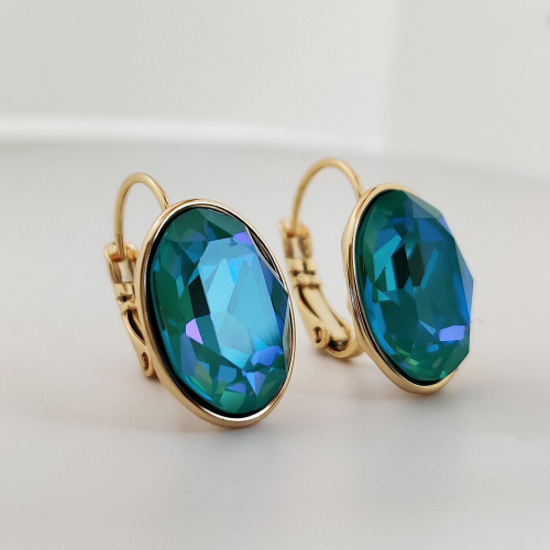 Серьги с кристаллами Swarovski