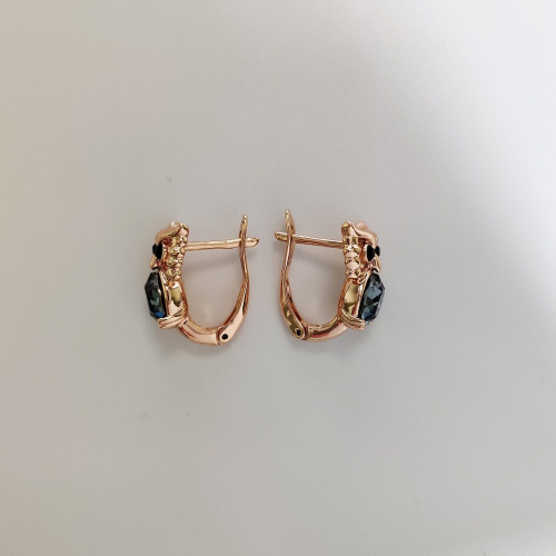 Серьги с кристаллами Swarovski