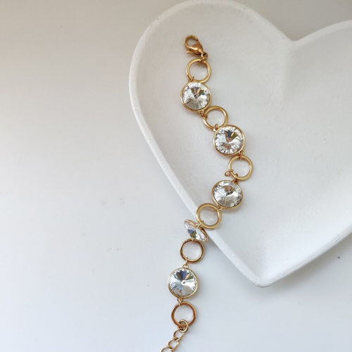 Браслет с кристаллами Swarovski