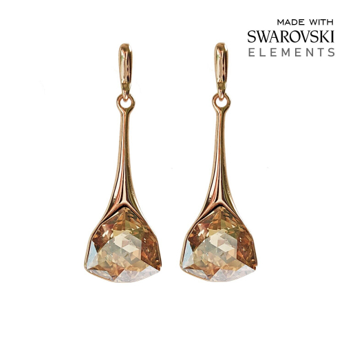 Серьги с кристаллами Swarovski