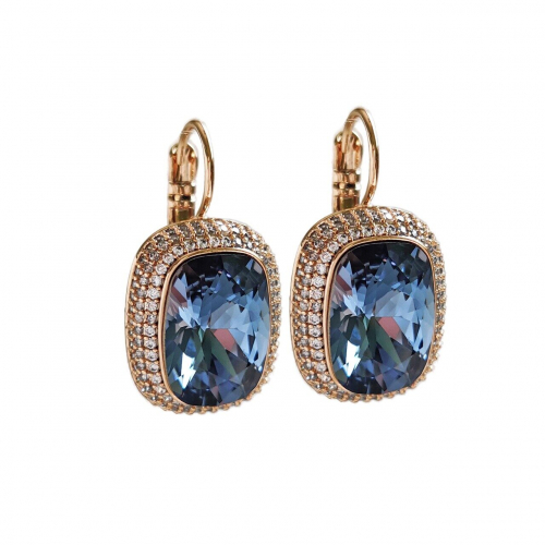 Серьги с кристаллами Swarovski