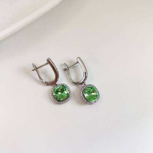 Серьги с кристаллами Swarovski