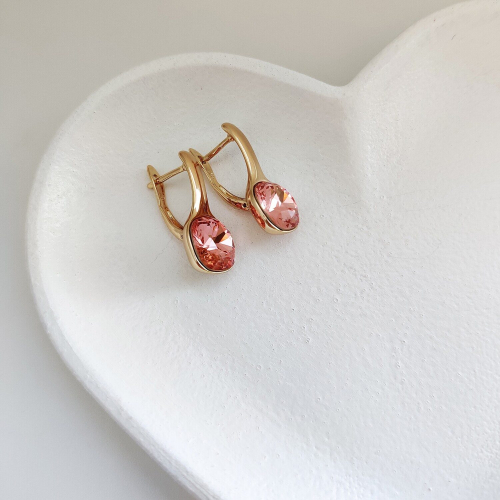 Серьги с кристаллами Swarovski