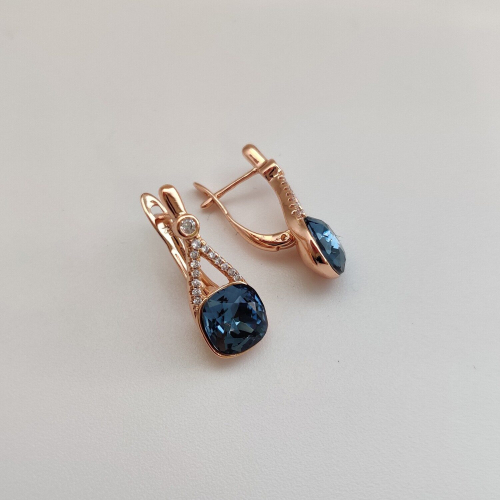 Серьги с кристаллами Swarovski