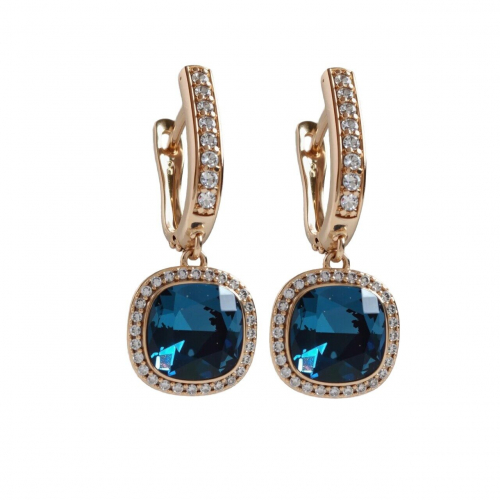 Серьги с кристаллами Swarovski
