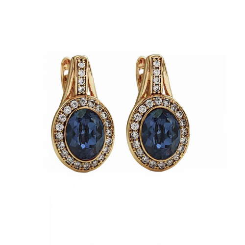 Серьги с кристаллами Swarovski