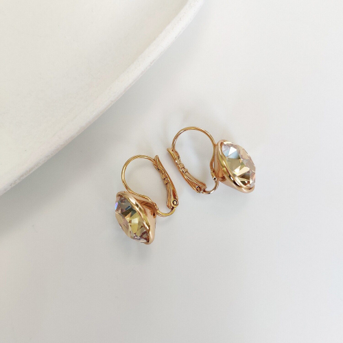 Серьги с кристаллами Swarovski