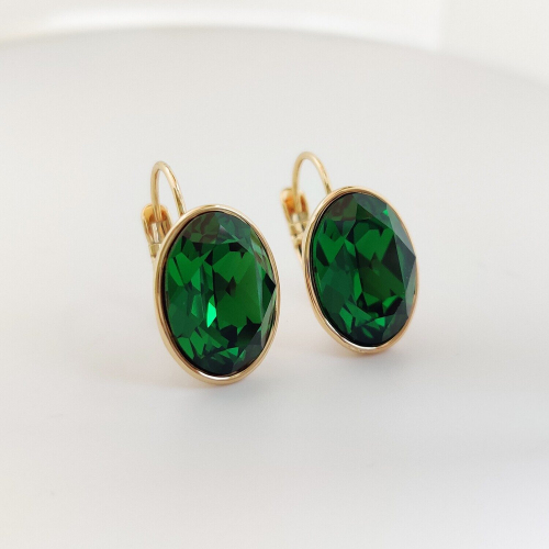 Серьги с кристаллами Swarovski