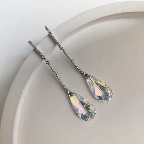 Серьги с кристаллами Swarovski