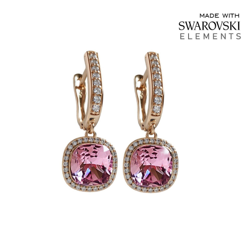 Серьги с кристаллами Swarovski