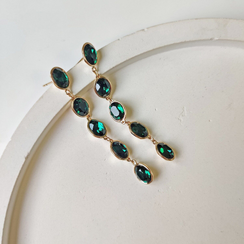 Серьги с кристаллами Swarovski
