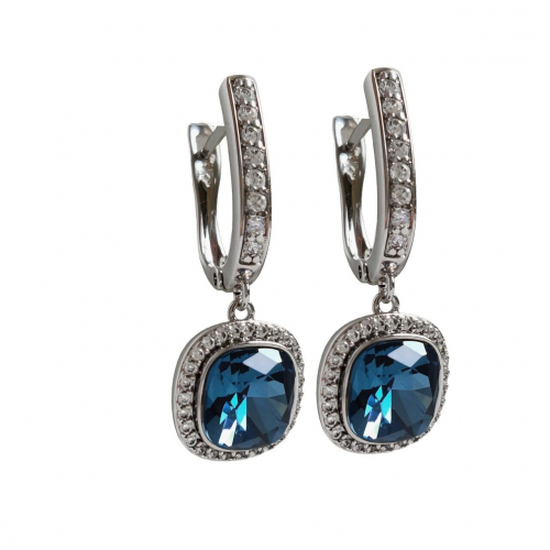 Серьги с кристаллами Swarovski