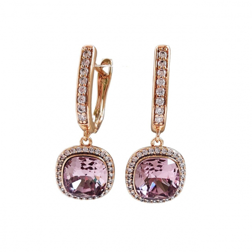 Серьги с кристаллами Swarovski
