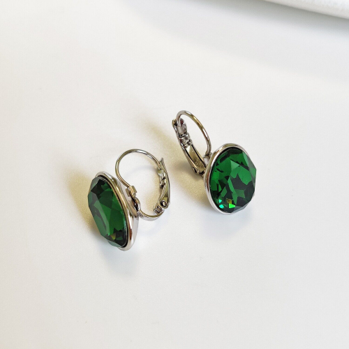 Серьги с кристаллами Swarovski