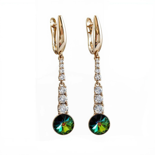 Серьги с кристаллами Swarovski
