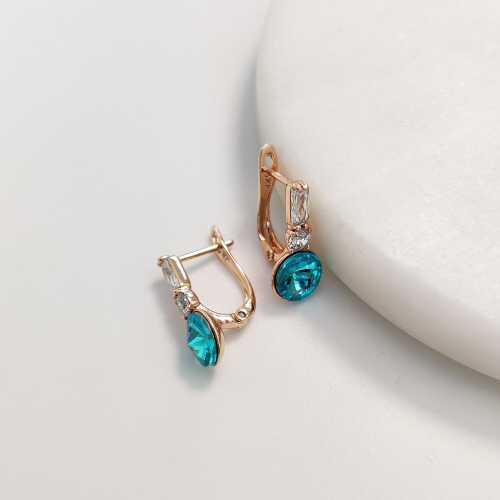 Серьги с кристаллами Swarovski