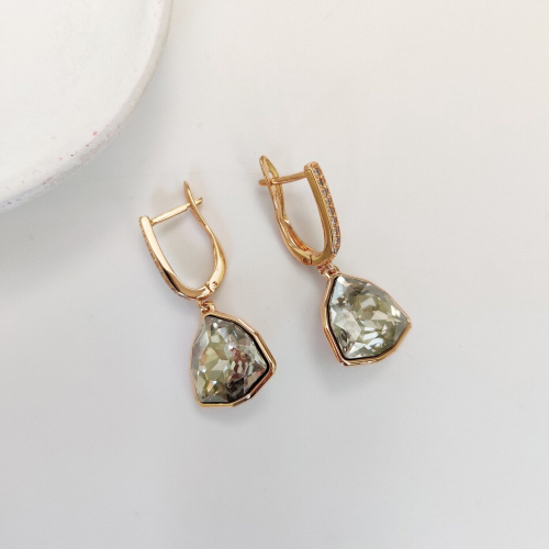 Серьги с кристаллами Swarovski