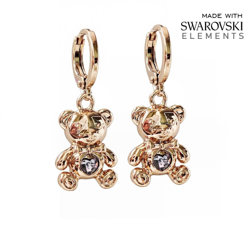 Серьги с кристаллами Swarovski