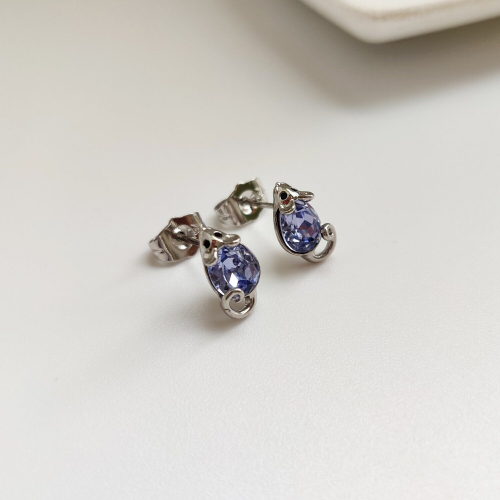 Серьги с кристаллами Swarovski
