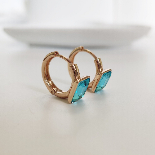 Серьги с кристаллами Swarovski
