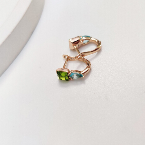 Серьги с кристаллами Swarovski