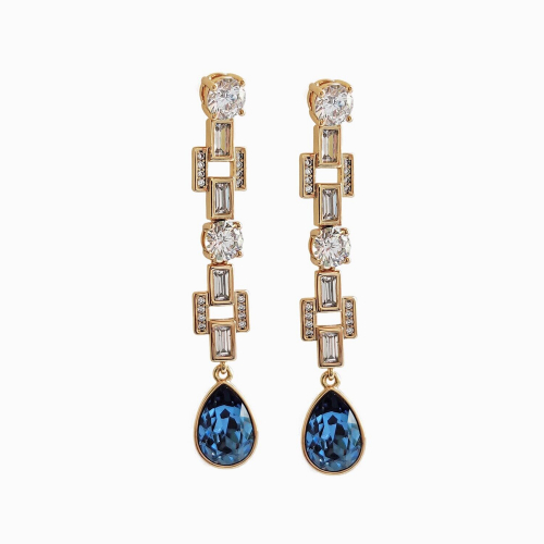 Серьги с кристаллами Swarovski