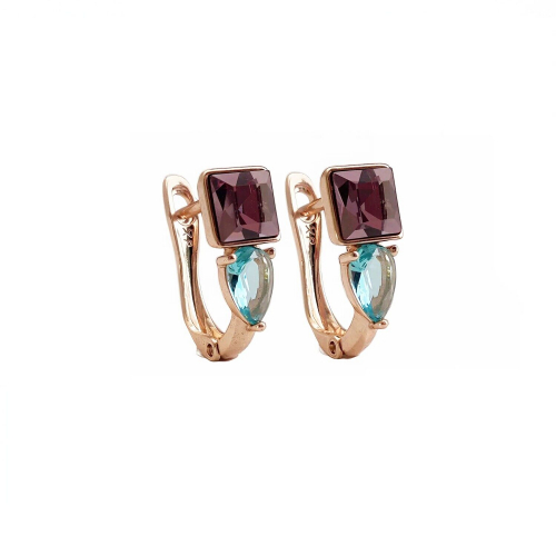 Серьги с кристаллами Swarovski