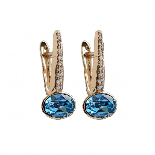 Серьги с кристаллами Swarovski