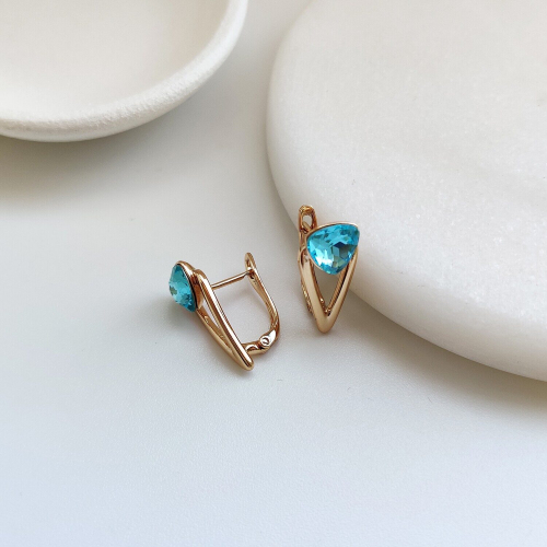 Серьги с кристаллами Swarovski