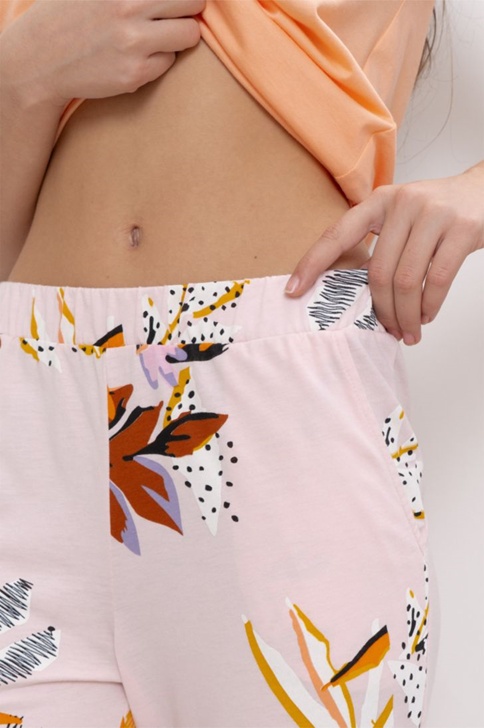 БРЮКИ ЖЕНСКИЕ арт. 5305W-50018.3H-052 Розовый