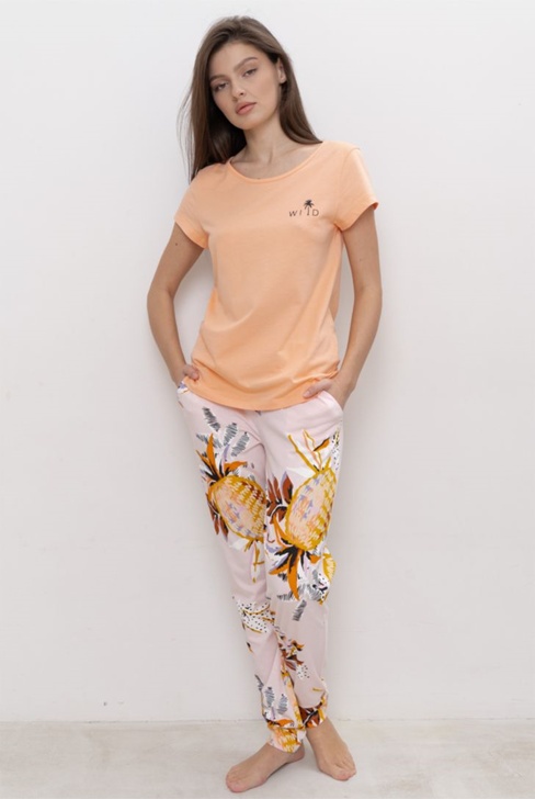 БРЮКИ ЖЕНСКИЕ арт. 5305W-50018.3H-052 Розовый