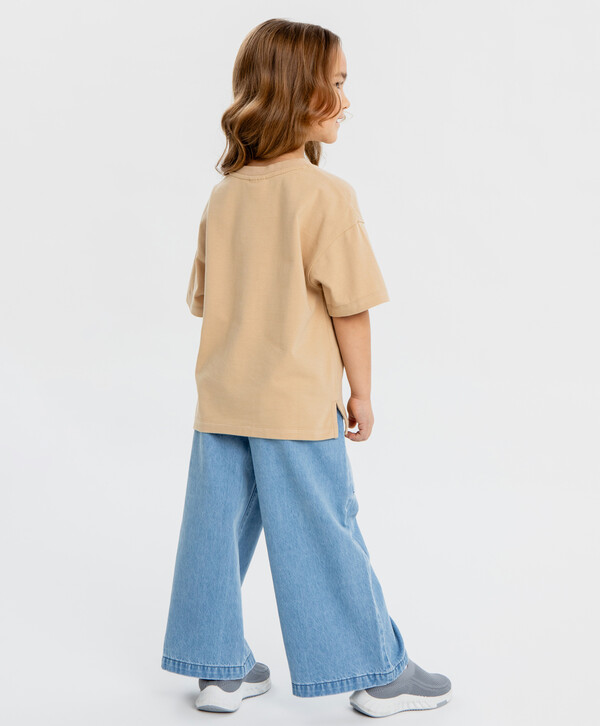 1600 р. 2000 р. Джинсы relaxed fit голубые для девочки Button Blue