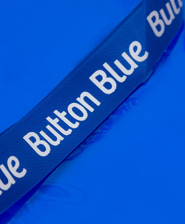 320 р. 400 р. Сумка шоппер синяя Button Blue