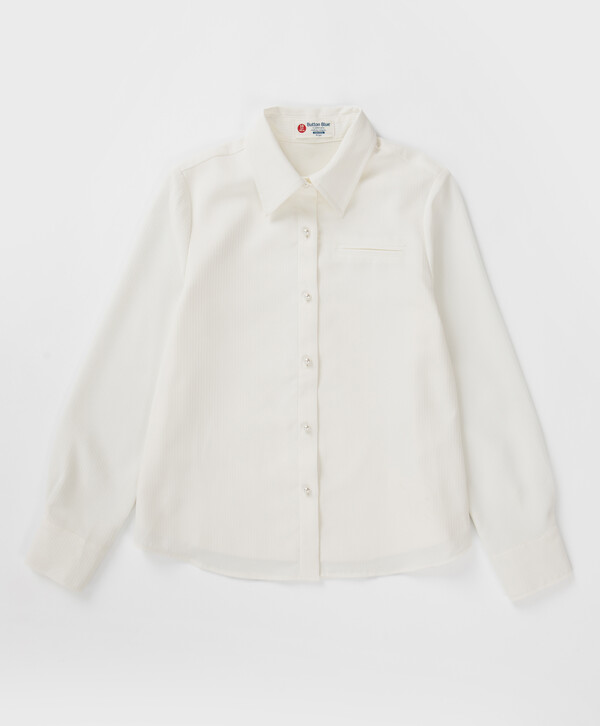 1170 р. 1800 р. Блузка с длинным рукавом в мелкую клетку молочная Button Blue