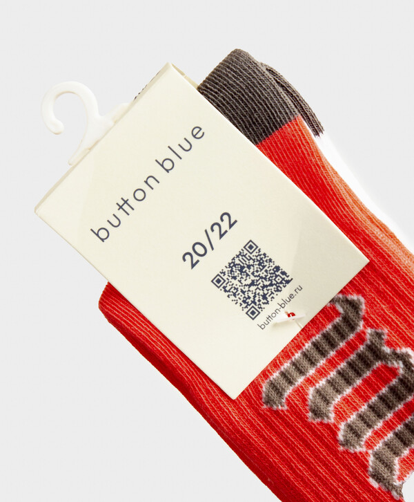 240 р. 300 р. Носки высокие 2 пары для девочки Button Blue
