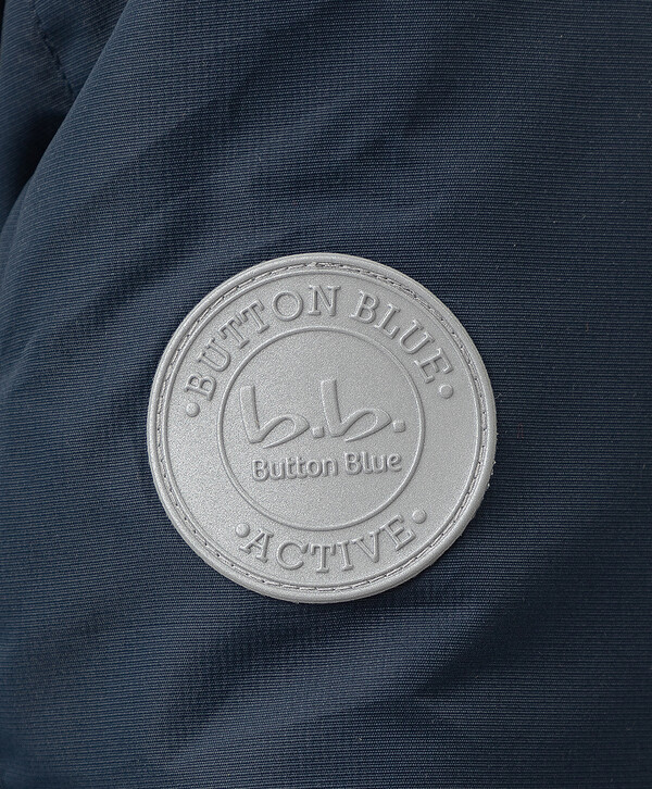 2860 р. 4400 р. Куртка демисезонная с мембраной и принтом синяя Button Blue