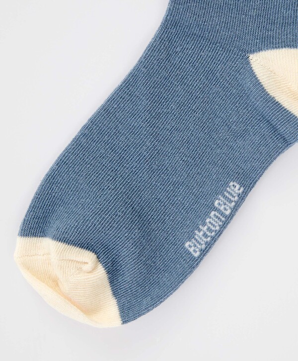 120 р. 150 р. Носки высокие синие для девочки Button Blue