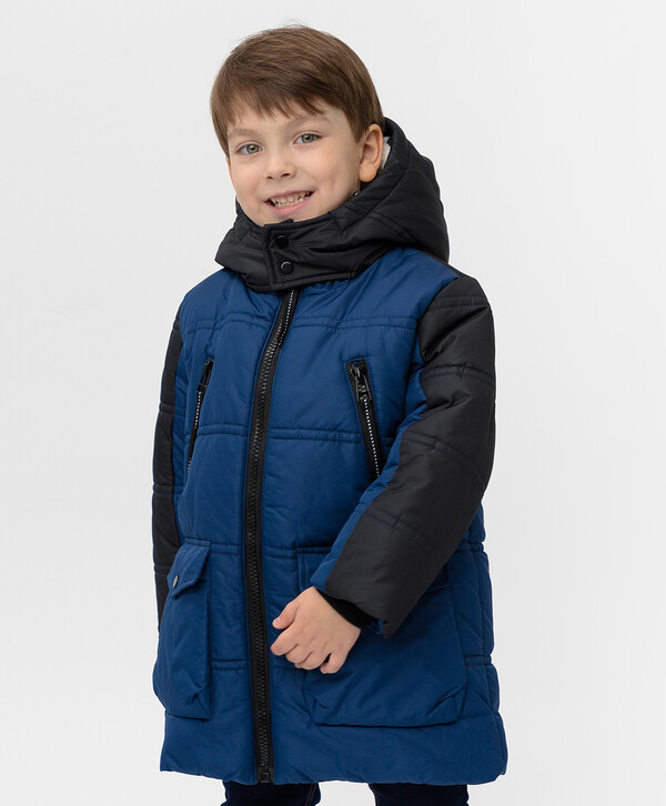 2100 р. 3500 р. Пальто зимнее темно-синее Button Blue