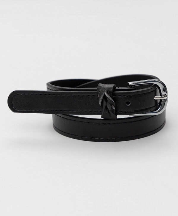 140 р. 280 р. Ремень универсальный с классической пряжкой черный Button Blue