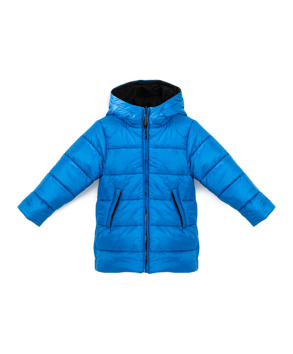 3584 р. 4480 р. Полупальто двустороннее зимнее на молнии Button Blue