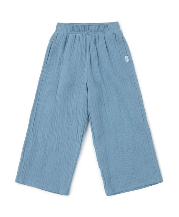 1080 р. 1350 р. Брюки текстильные голубые для девочки Button Blue