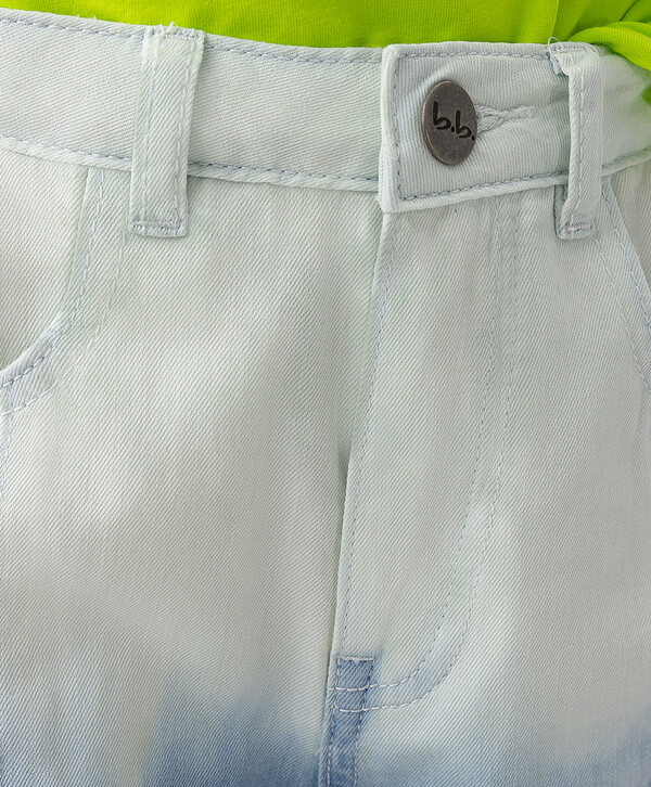 1400 р. 1750 р. Джинсы клеш с эффектом омбре Button Blue