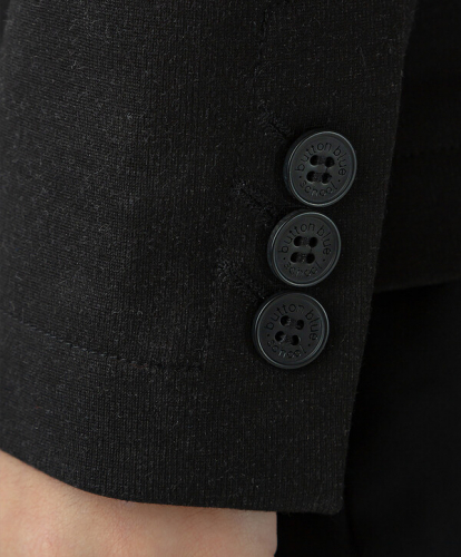 Пиджак на пуговицах черный Button Blue