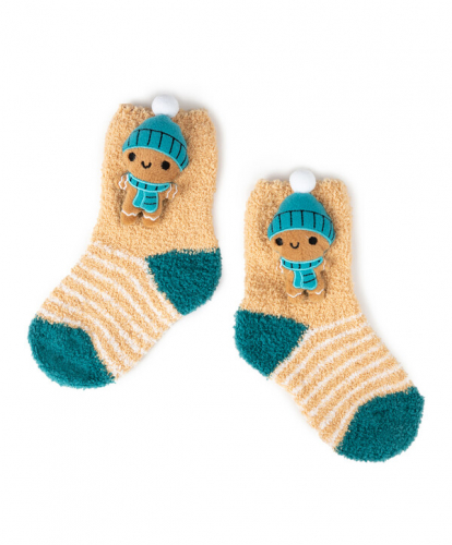 336 р.  420 р.  Носки махровые с новогодним декором  Button Blue